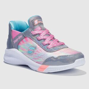 S Sport by Skechers Kids Girls Step-Ins Slip On Sn Gray/Pink